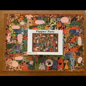 “Puppies' Party” Puzzle 1000 pieces by Bgraamiens